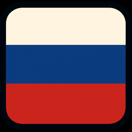 Заменить на российский без текста, рамку сохранить