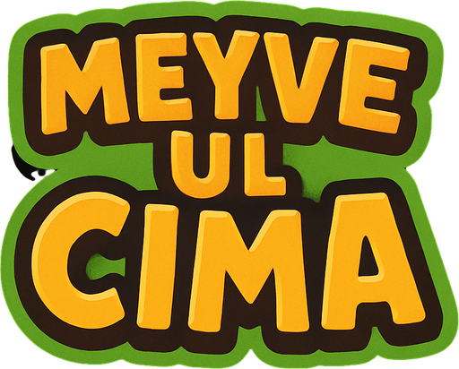 "Meyve Ul Cima"
 text logo.
In-Game asset.  2d.  High contrast.  No shadows