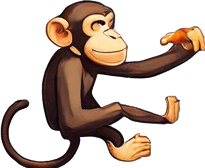 May you turn the monkey so it can seen from front?