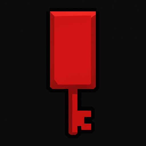 make me a trap key for piano and color is red 80x180.
In-Game asset.  2d.  High contrast.  No shadows