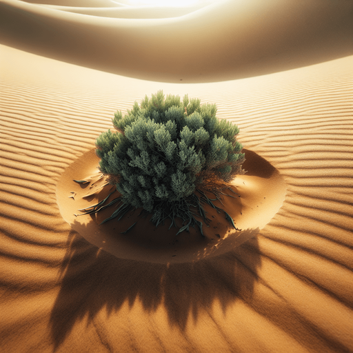 DUNE BUSH, TOP VIEW
