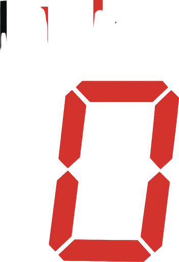 Give number a transparent background