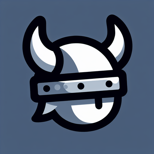 A horned Viking cap. Side profile. Cartoon..
Single Game Texture.  In-Game asset.  2d.  Blank background.  High contrast.  No shadows