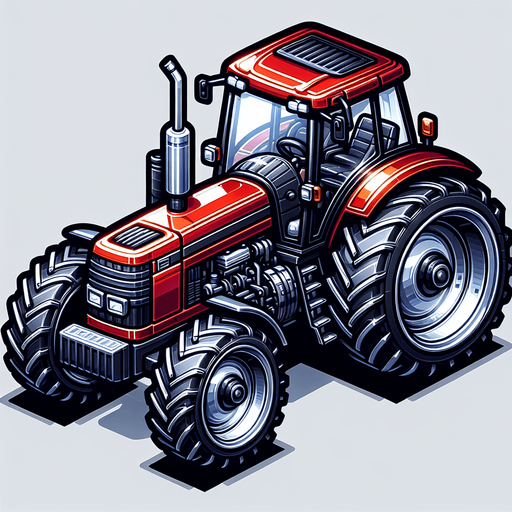tractor.
high definition video game sprite