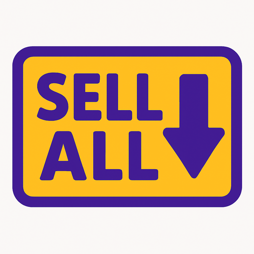 sell all button.
In-Game asset.  2d.  High contrast.  No shadows