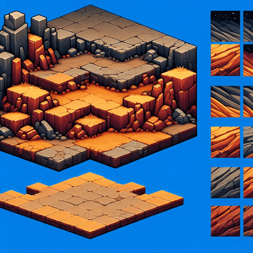 graund.
Single Game Texture.  In-Game asset.  2d.  Blank background.  High contrast.  No shadows