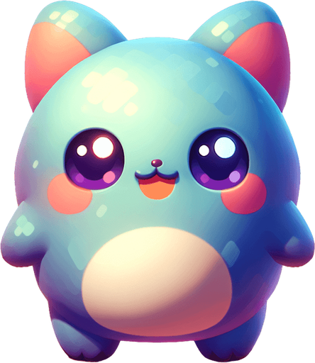 a really really really really really really really really really cute animal.
Single Game Texture.  In-Game asset.  2d.  Blank background.  High contrast.  No shadows