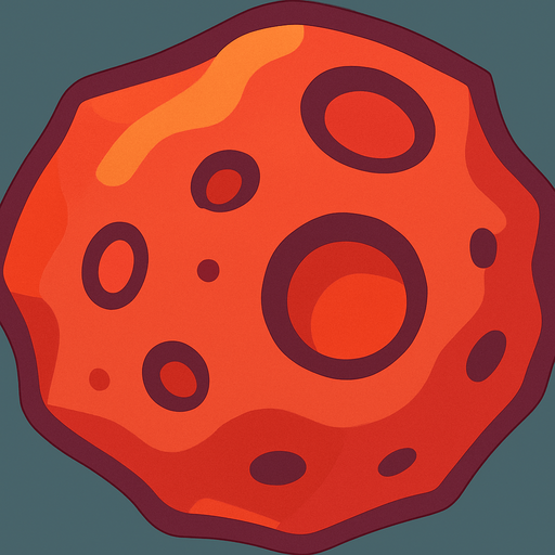 Красно оранжевый