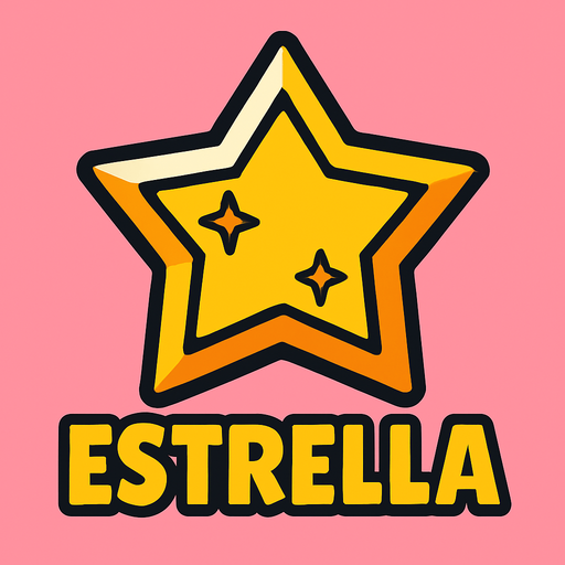Estrella.
In-Game asset.  2d.  High contrast.  No shadows
