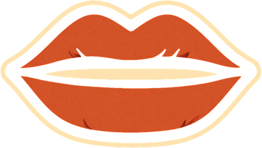 make a straight closed mouth.
In-Game asset.  2d.  High contrast.  No shadows