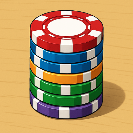 A stacked pile of some of these chips.