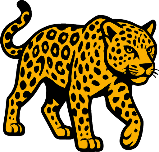 Leopar.
In-Game asset.  2d.  High contrast.  No shadows