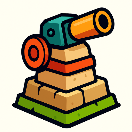 a tower of a tower defence.
In-Game asset.  2d.  High contrast.  No shadows