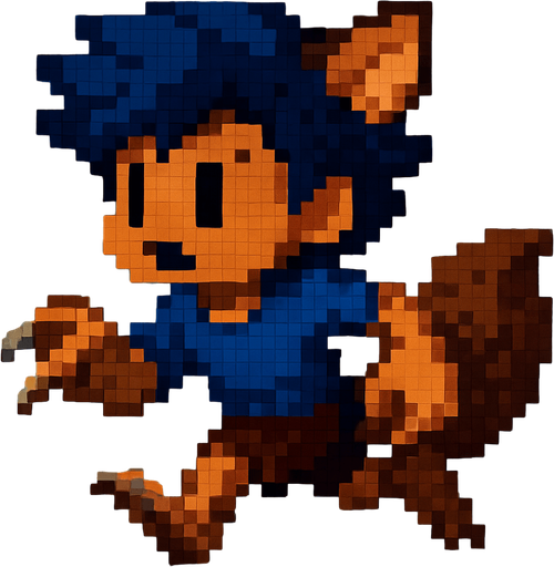 Corriendo , pixelart
