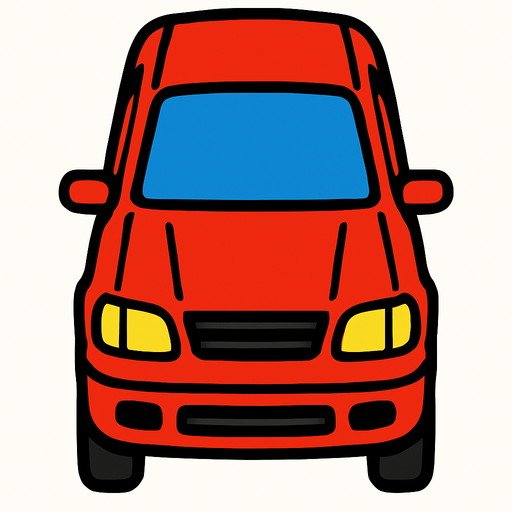 Standart Car vertical.
In-Game asset.  2d.  High contrast.  No shadows