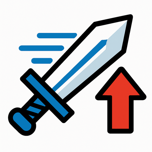 saldırı hızını artışını gösteren bir çizim
In-Game asset.  2d.  High contrast.  No shadows