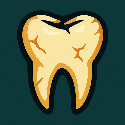 Tooth.
In-Game asset.  2d.  High contrast.  No shadows