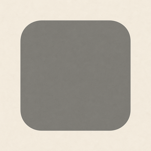 Cuadrado gris con lados circulares