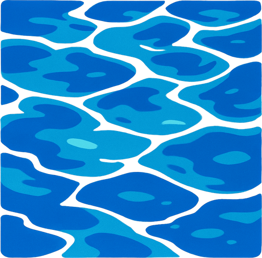 water look on top.
In-Game asset.  2d.  High contrast.  No shadows