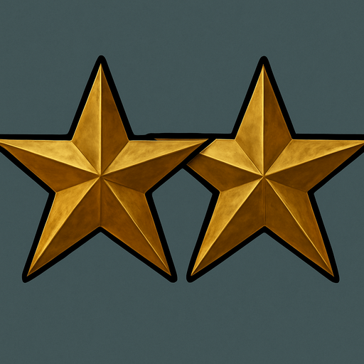 Same stars but make it two.