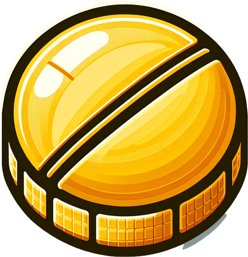 a sprite of medication pill.
a 2d sprite of  a yellow medication pill