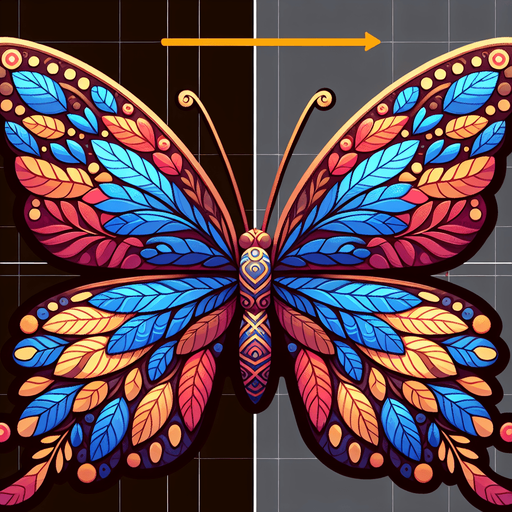 generate a butterfly.
Single Game Texture.  In-Game asset.  2d.  Blank background.  High contrast.  No shadows