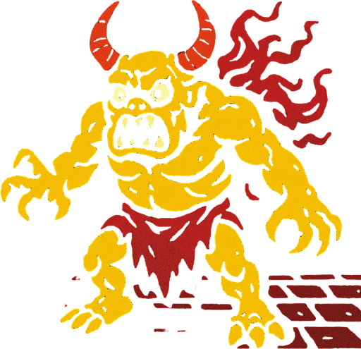 2d dungeon crawler boss.
In-Game asset.  2d.  High contrast.  No shadows