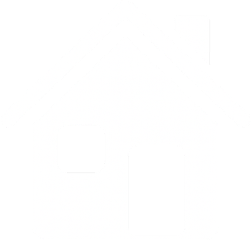 la figura de una casa color blanca simple para una interfaz.
In-Game asset.  2d.  High contrast.  No shadows