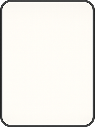 an empty white card . No background. Transparent background. Blank background. No shadows. 2d. In-Game asset. flat