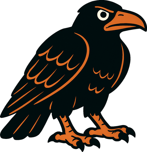 2d bird giant.
In-Game asset.  2d.  High contrast.  No shadows