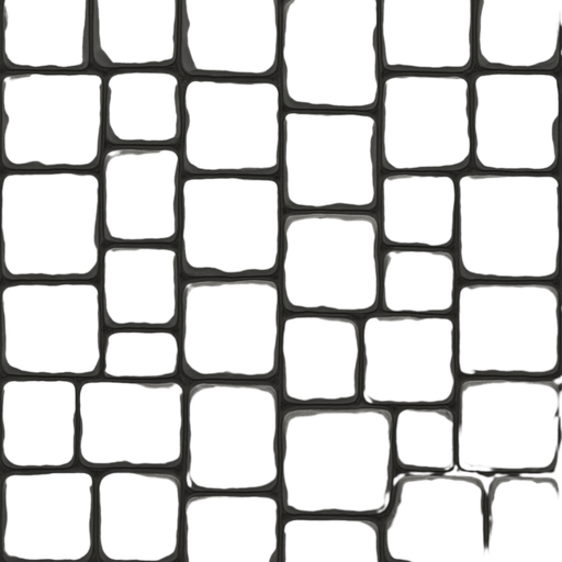 Por favor haz la textura de piedras cuadradas desde arriba, las piedras color plomo