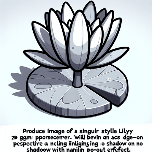 Single Cartoon lillypad edge on. No flower
Game Texture. In-Game asset. 2d. Blank background. High contrast. No shadows.
