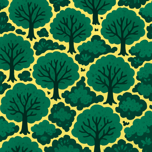 Un bosque mirado desde arriba sin árboles.
In-Game asset.  2d.  High contrast.  No shadows