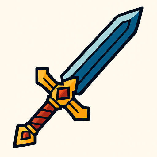 Espada.
In-Game asset.  2d.  High contrast.  No shadows