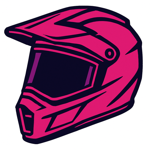 biker helmet.
In-Game asset.  2d.  High contrast.  No shadows