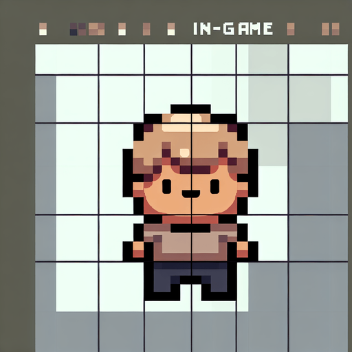 fat boy.
Single Game Texture. In-Game asset. 2d. Blank background. High contrast. No shadows. 8bit. no background.