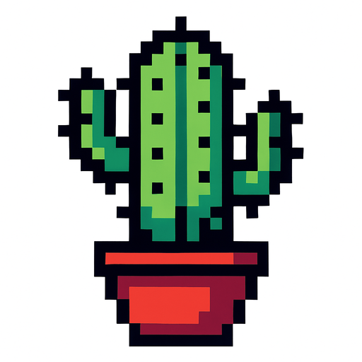 pixsel diken.
In-Game asset.  2d.  High contrast.  No shadows