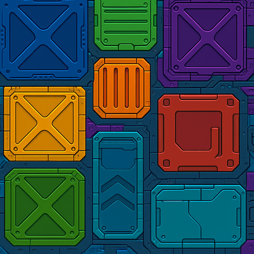 Futuer complicated floors. Different colors. HD colors.
In-Game asset.  2d.  High contrast.  No shadows