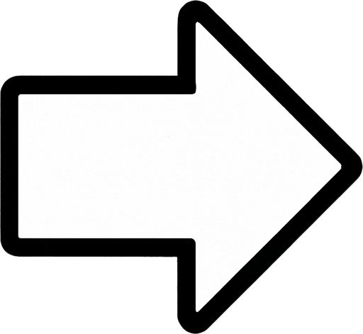 White arrowwith black outline. Blue background..
In-Game asset.  2d.  High contrast.  No shadows.
In-Game asset.  2d.  High contrast.  No shadows