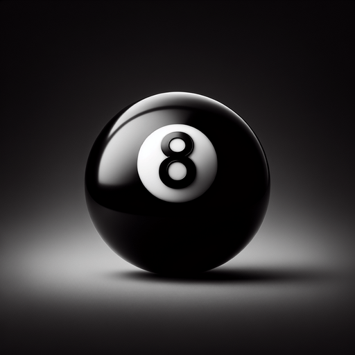 the 8 balls from pool.
In-Game asset. Blank background. High contrast.
