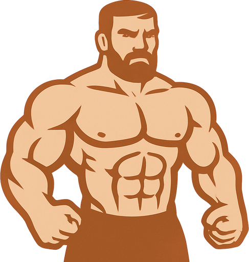 2 d az kaslı insan görseli oluştur.
In-Game asset.  2d.  High contrast.  No shadows 1 tane ten renginde