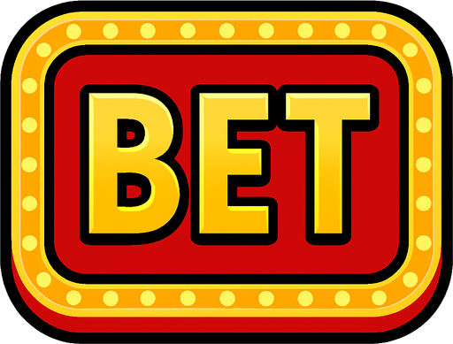 Un boton grande de apuestas que diga "BET" como en el casino.
In-Game asset.  2d.  High contrast.  No shadows