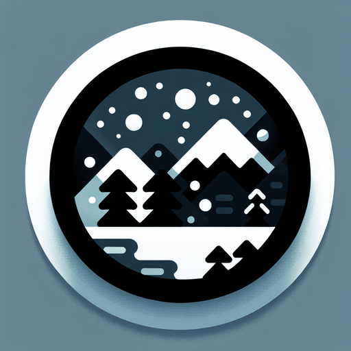 A winter themed button, with no text Single Game Texture. In-Game asset. 2d. Blank background. High contrast. No shadows.