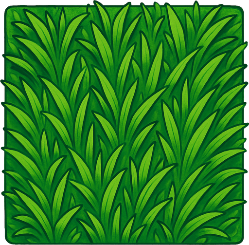 grass top view.
In-Game asset.  2d.  High contrast.  No shadows
