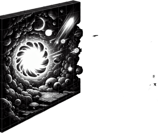 придумай необычное препятсвие для игры, с небесной тематикой.
Single Game Texture. In-Game asset. 2d. Blank background. High contrast. No shadows.