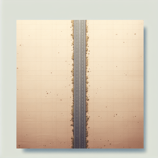 a big plain show from the top with a line right at the center of the plain to the top from the botom Single Game Texture. In-Game asset. 2d. Blank background. High contrast. No shadows.