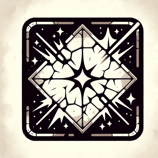 Design: A faded-out or cracked tile to indicate a miss.

Effect: A quick screen shake or particle effect when touched..
Single Game Texture.  In-Game asset.  2d.  Blank background.  High contrast.  No shadows