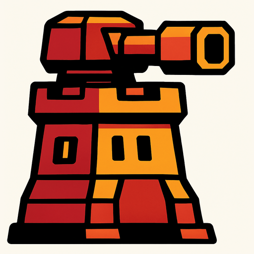 heavyTowerAsset.
In-Game asset.  2d.  High contrast.  No shadows