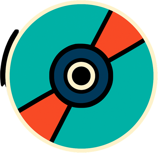 CD.
In-Game asset.  2d.  High contrast.  No shadows