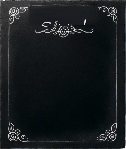 Word "ELIXIR" in chalk